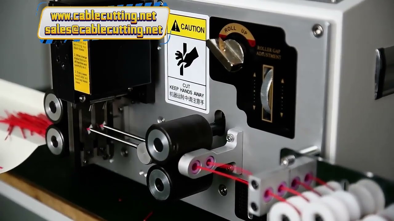 Mesin Kupas Kawat dengan Double Feeding dan Crimping Kabel 0.1-2.5mm² - Pisau Karbida