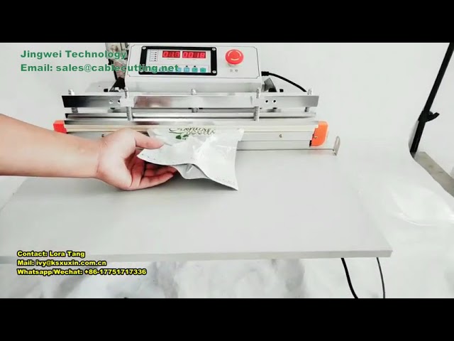 Mesin Vakum Sealer Manual Meja dengan Pompa Eksternal - Pengemas Kedap Udara
