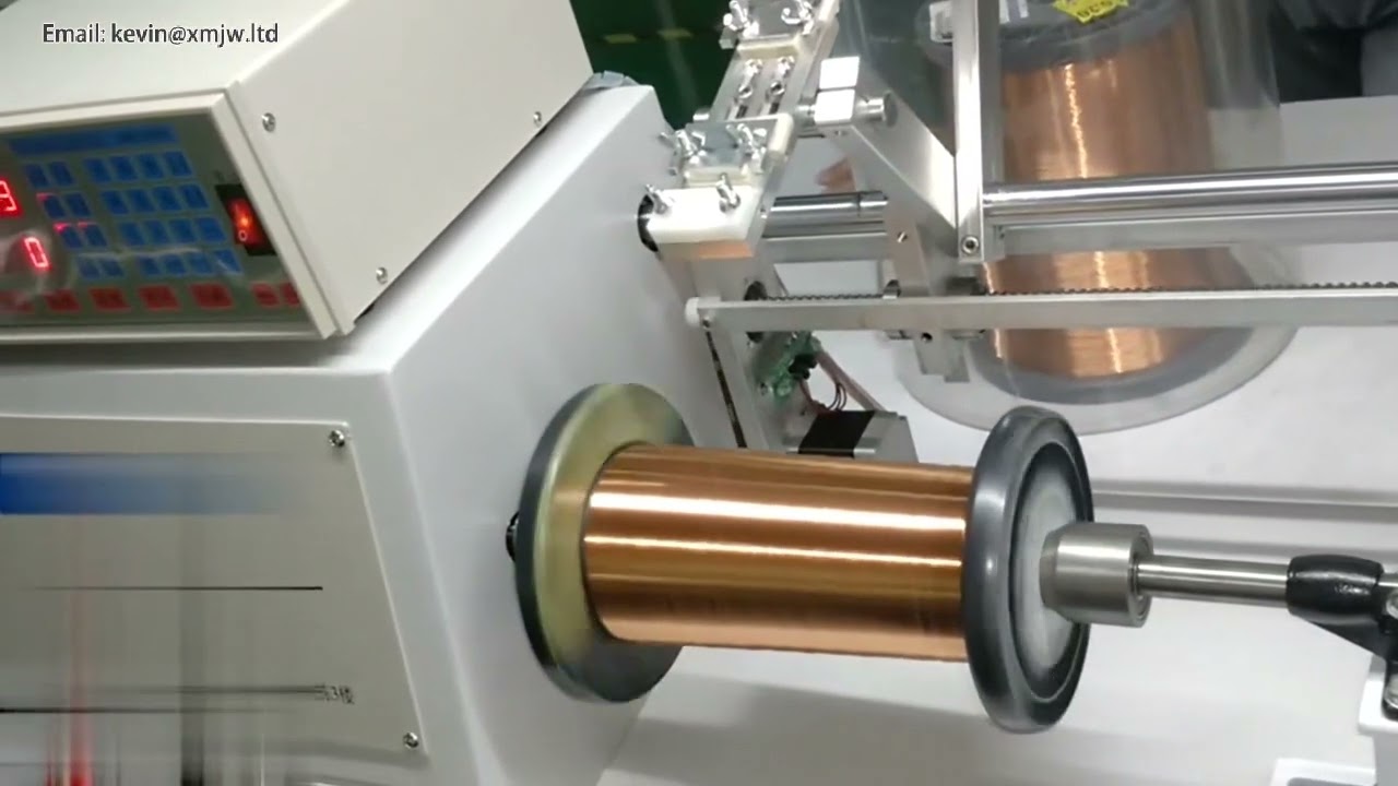 Mesin Gulung Koil CNC Otomatis Kualitas Tinggi Terbaru – Alat Gulung Kawat 0,05-1mm