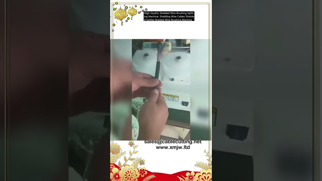Mesin Penyikat & Pemecah Kabel Shielded Berkualitas Tinggi | Alat Pembelah Braid Kabel Pelindung