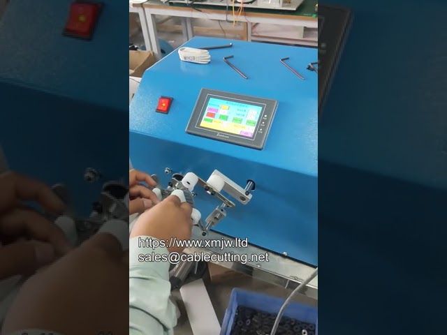 Mesin Otomatis Penggulung & Pengikat Kabel Data iPhone