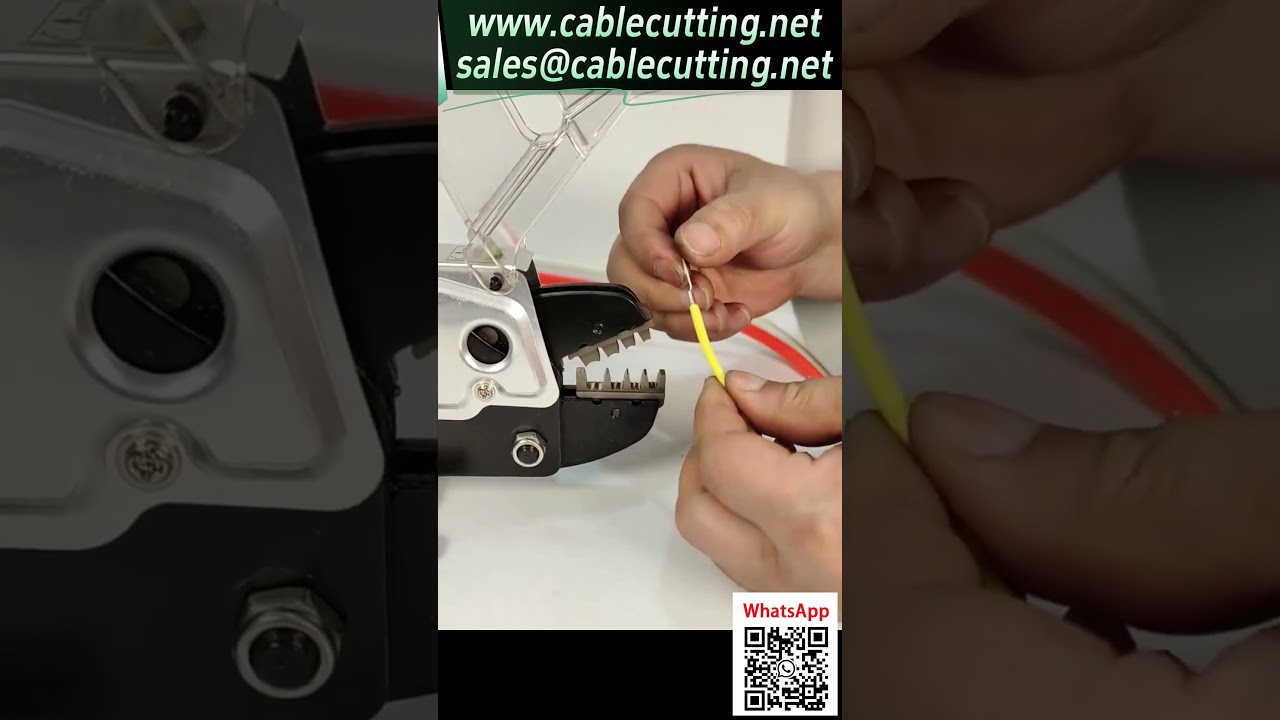 Tang Crimping Pneumatik Serbaguna dengan Die Interchangeable untuk Berbagai Terminal