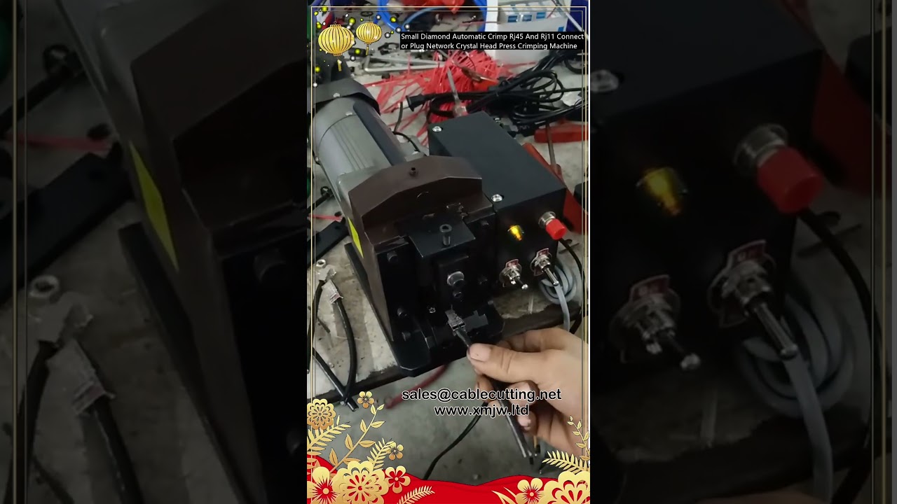 Alat Crimping Otomatis RJ45 & RJ11 Diamond Kecil - Press Kepala Konektor Jaringan