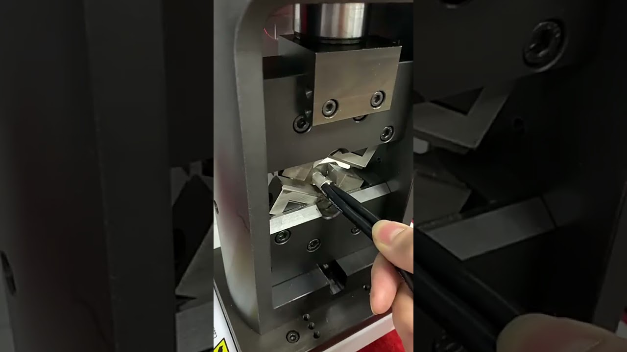 Mesin Crimping Terminal Hidrolik 40 Ton - Crimp Enam Sisi untuk Kabel Aviasi & Medis