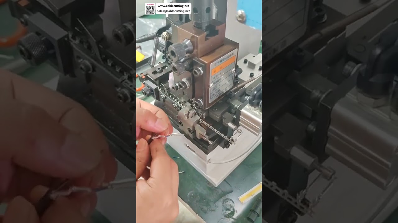 Mesin Kupas Kabel & Crimping Terminal Berkecepatan Tinggi untuk Kabel Inti Tunggal, Proses Press Presisi Optimal