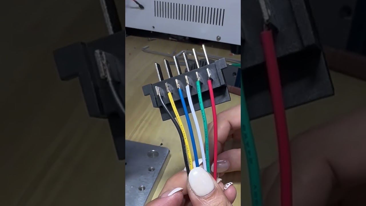Video Langka Pengelasan Resistansi Wire Harness Real Time Enam Terminal Kontak