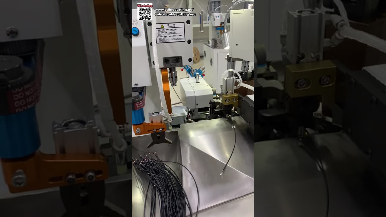 Mesin Crimping Terminal Otomatis Kepala Ganda Operasi Sinkron Presisi Tinggi