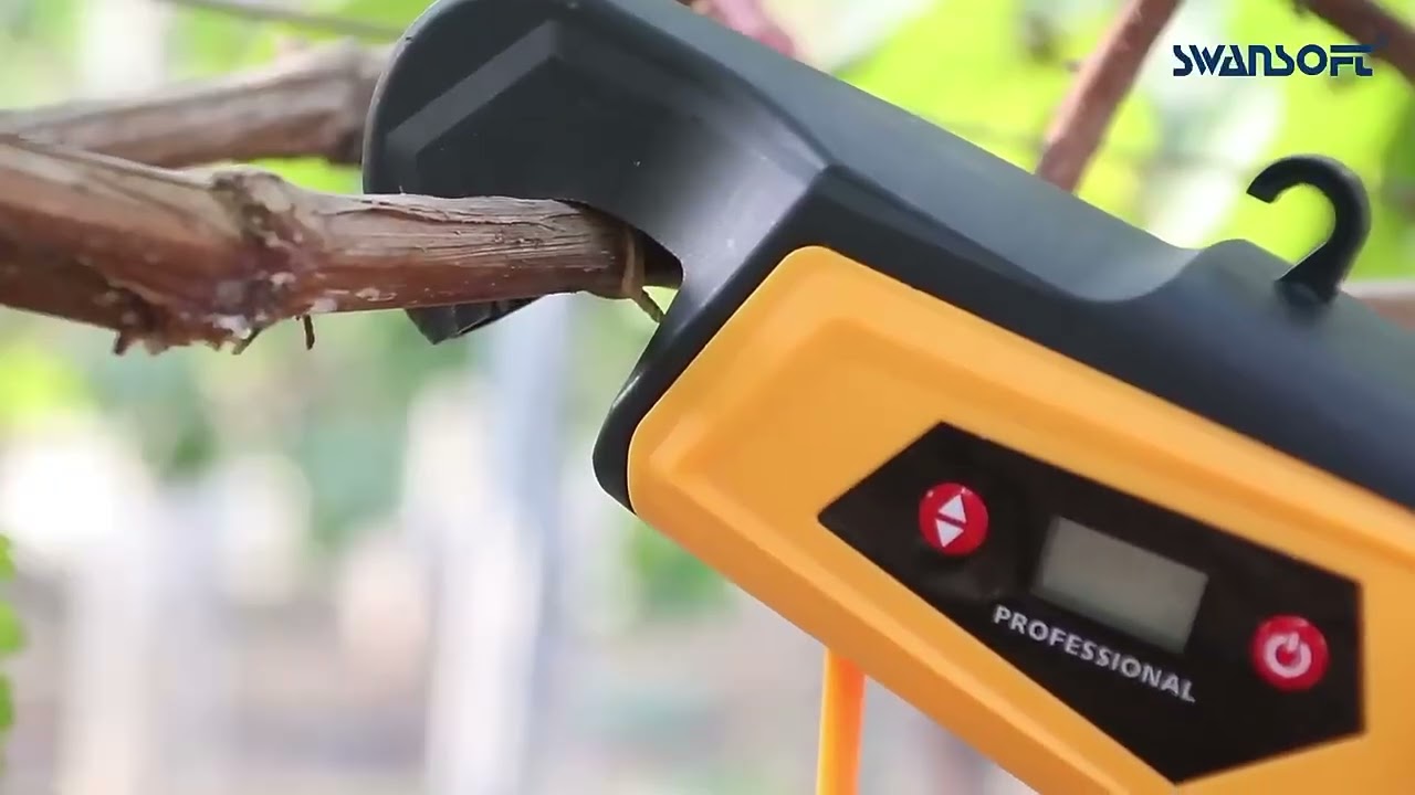 Mesin Pengikat Tanaman Listrik Otomatis — Pengikat Sulur dan Batang Layar LED untuk Pertanian dan Kebun