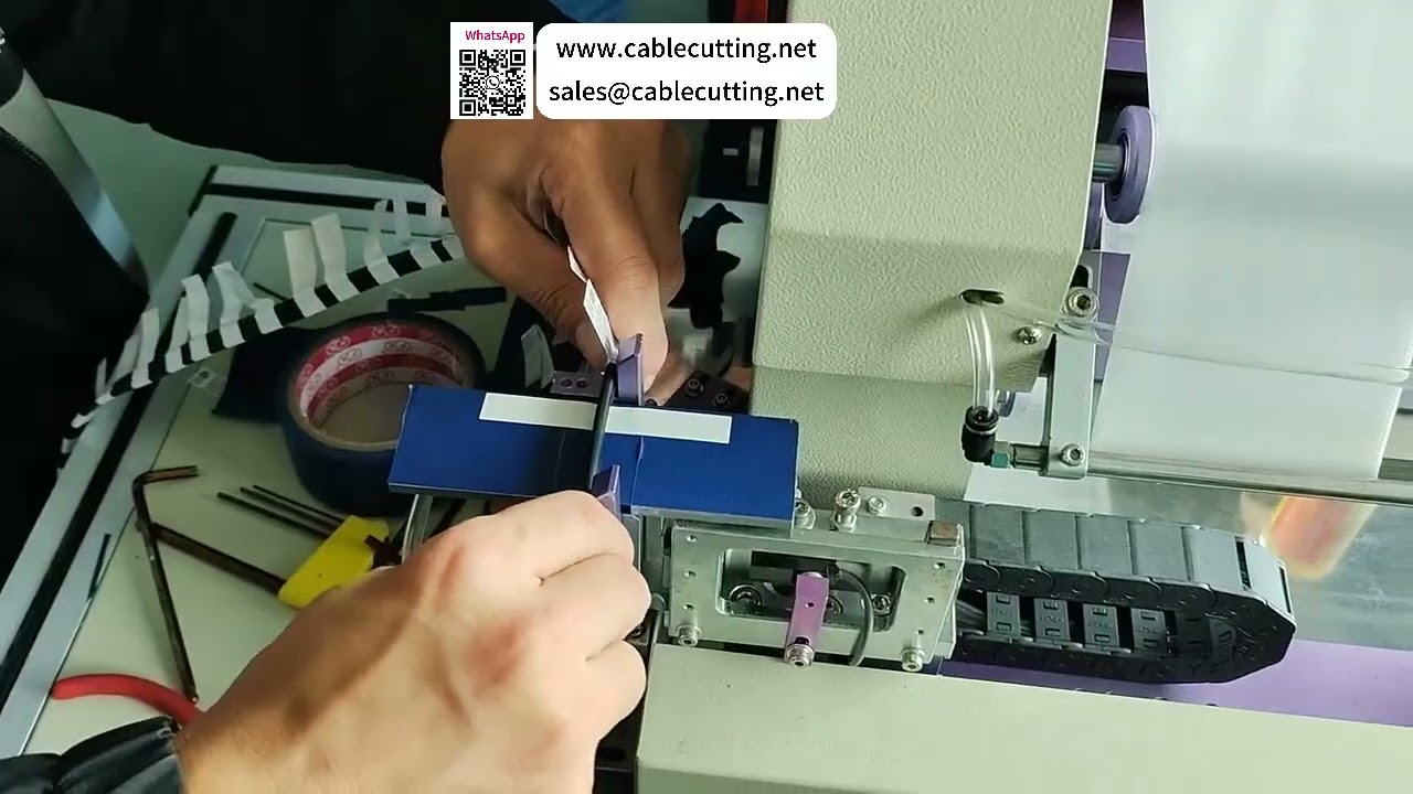 Mesin Pelabelan Lipat Kawat — Pelabelan Kabel Otomatis 3 in 1