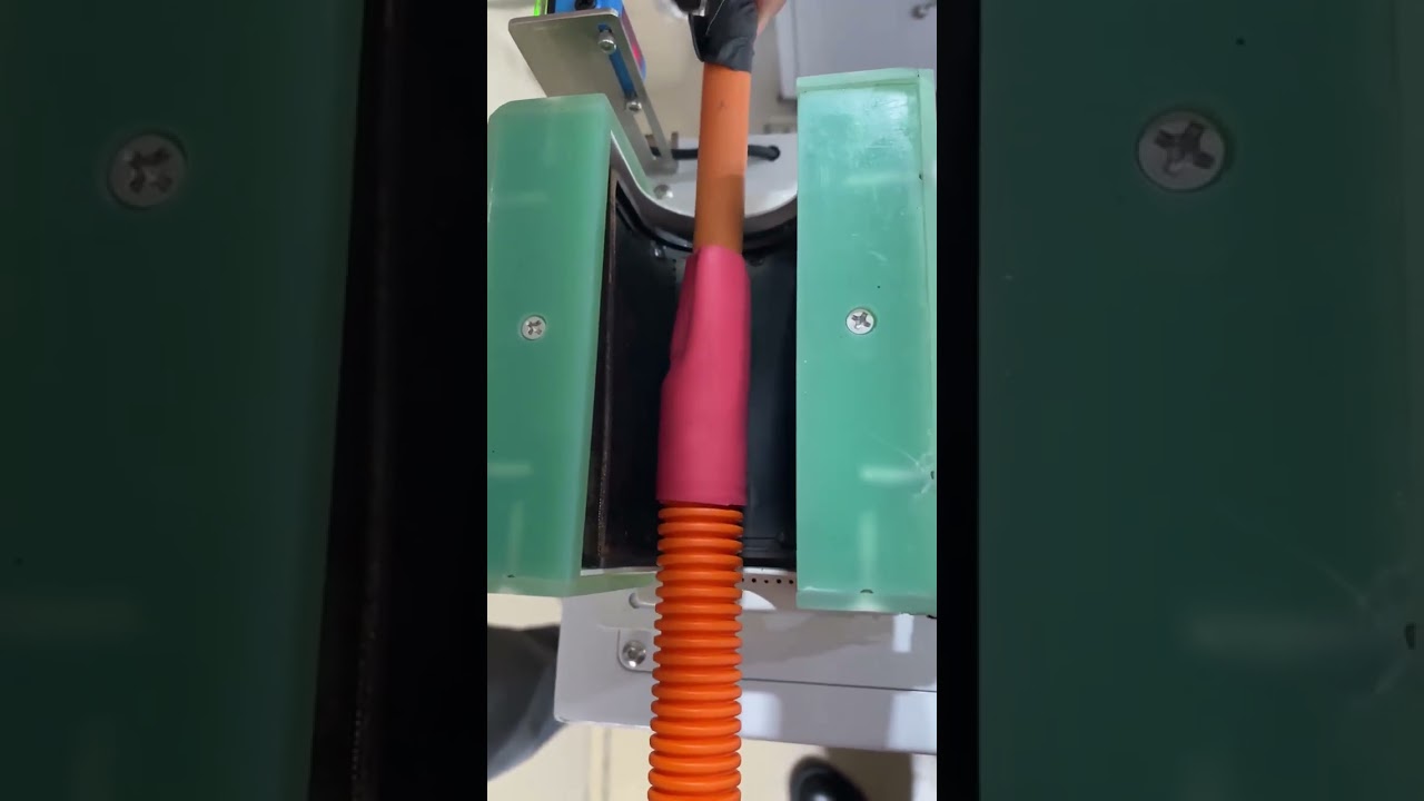 Pemanas Tabung Heat Shrink Dinding Ganda Aliran Lem Seragam Tanpa Merusak Tabung Kawat Bergelombang