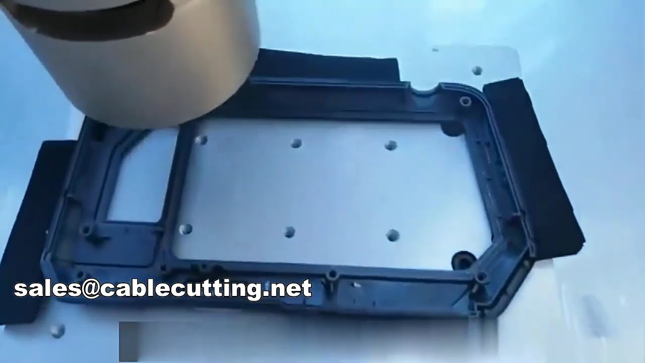 Robot Dispensing Putar 4 Sumbu Otomatis — Otomasi Penyaluran Lem Multi-Sumbu