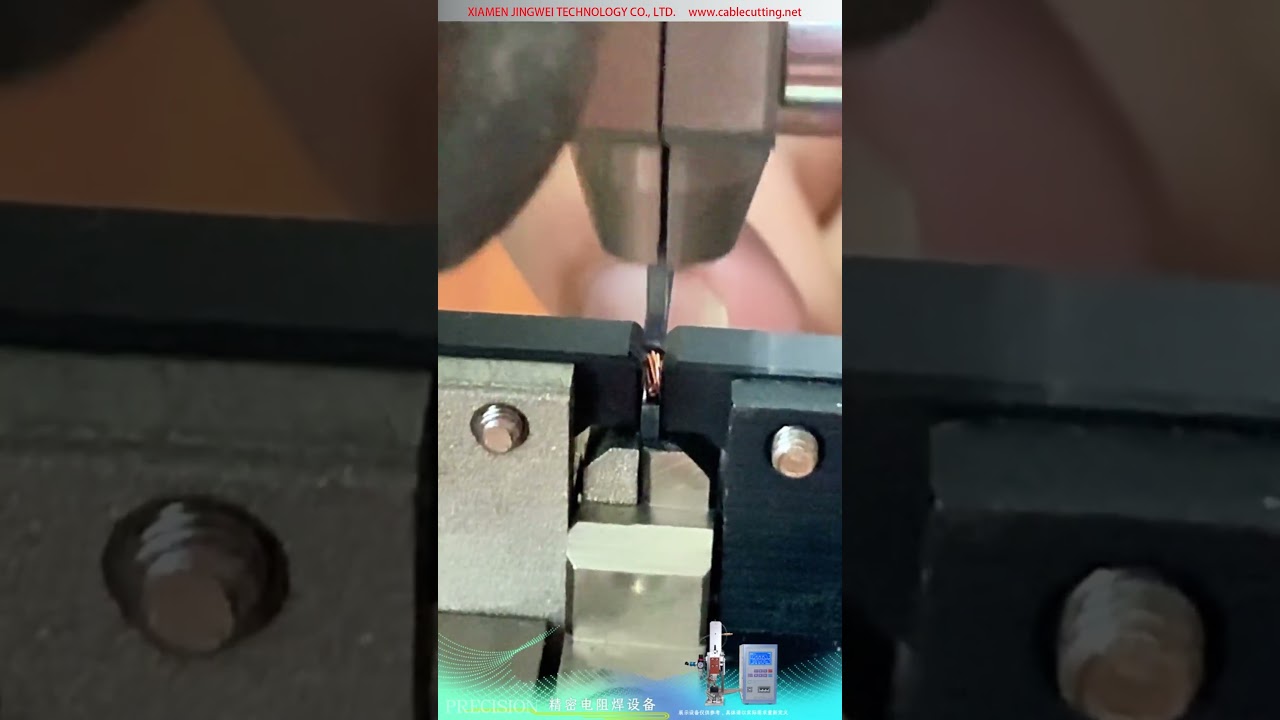 Mesin Las Titik Presisi untuk Perakitan Terminal Penyiku dan Pemadatan Kabel Elektronik Mikro