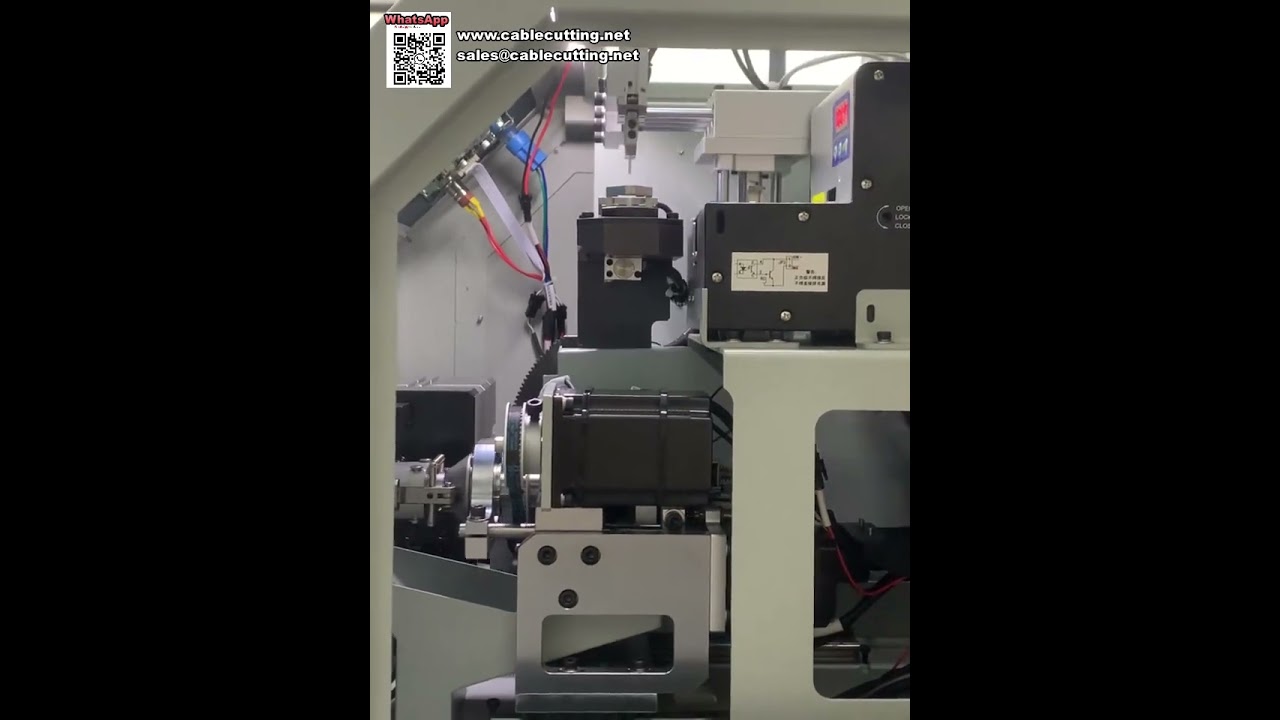 Mesin Pengupas dan Crimping Terminal Tubular dengan Penekanan Cepat, Koneksi Kuat, dan Output Tinggi