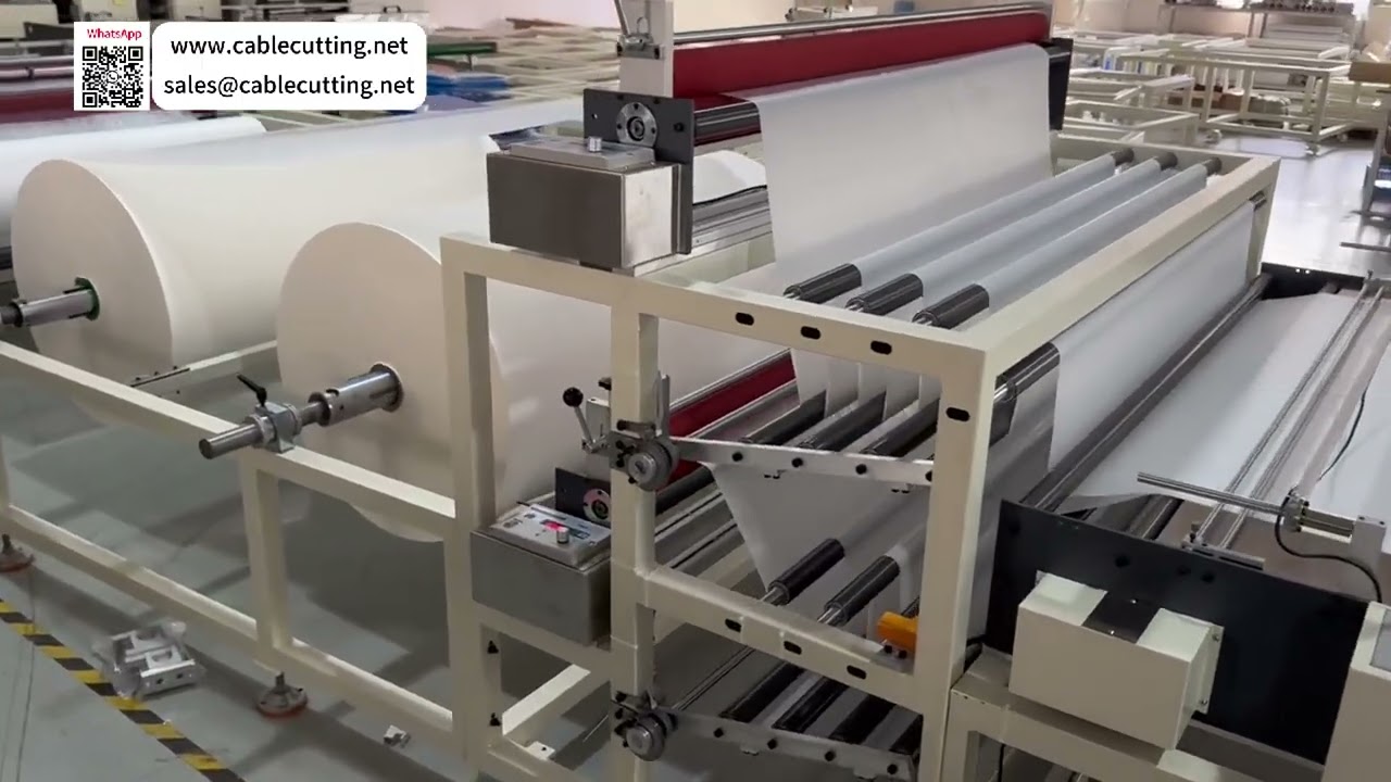 Mesin Slitting dan Cross Cutting Kertas Silikon Rol Ganda Model 1500 dengan Output Setup Optimal