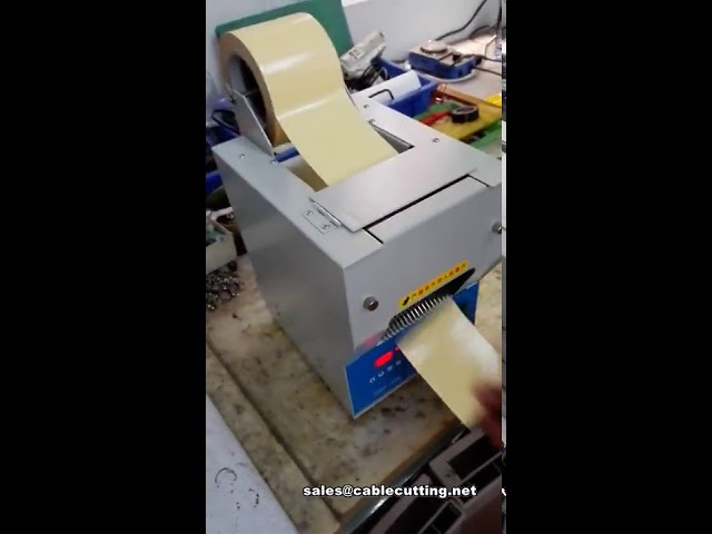 Dispenser Lakban Elektrik 100mm Kuning – Solusi Taping Industri Cepat & Efisien