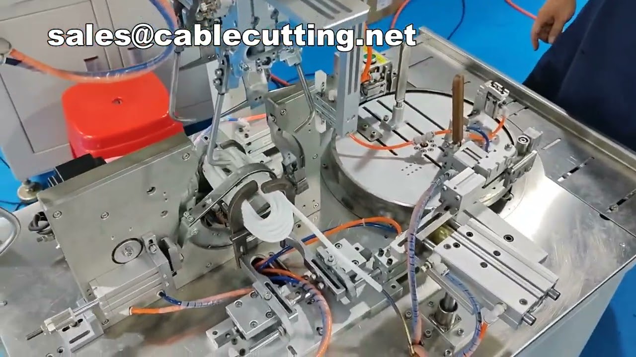 Mesin Ikat Kabel Velcro Otomatis untuk Kabel Daya 8.0mm - Tingkatkan Efisiensi Produksi