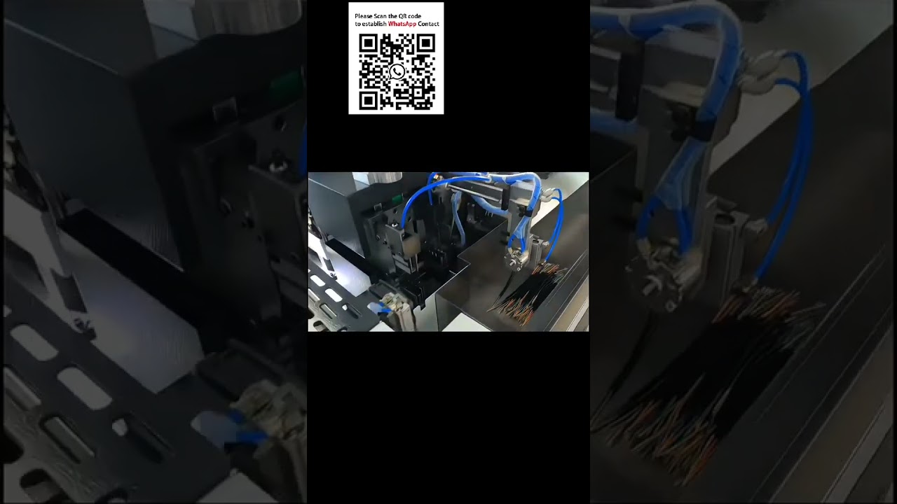 Mesin Crimping & Tinning Kabel Jaket Otomatis dengan Opsi Pemantauan Tekanan