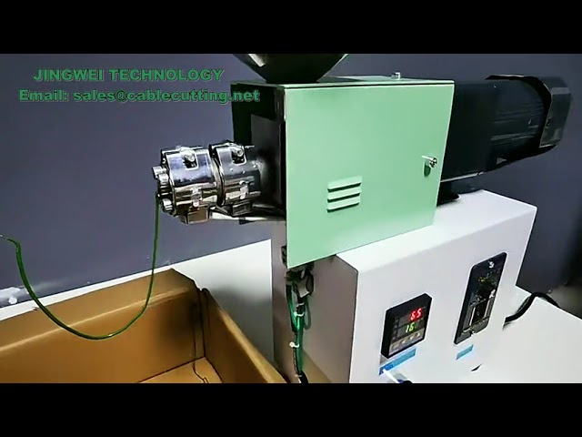 Ekstruder Plastik Mini Desktop SJ12 - Mesin Ekstrusi Sekrup Tunggal untuk Lab