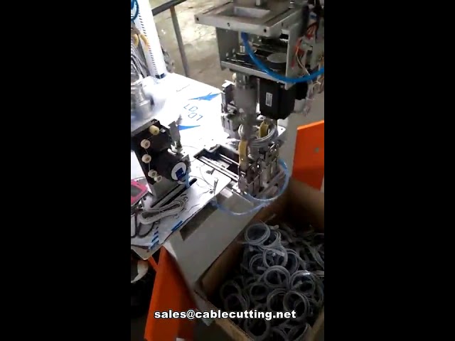 Mesin Otomatis Penggulung dan Pengikat Kabel Daya dengan Ties Kabel