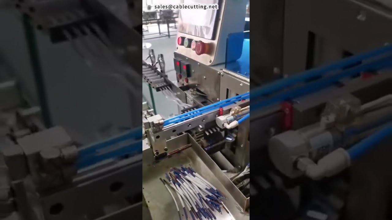 Mesin Tinning Celup Kepala Ganda untuk Kabel Jaket Datar – Perlengkapan Harness Industri #mesin #pabrik #cnc