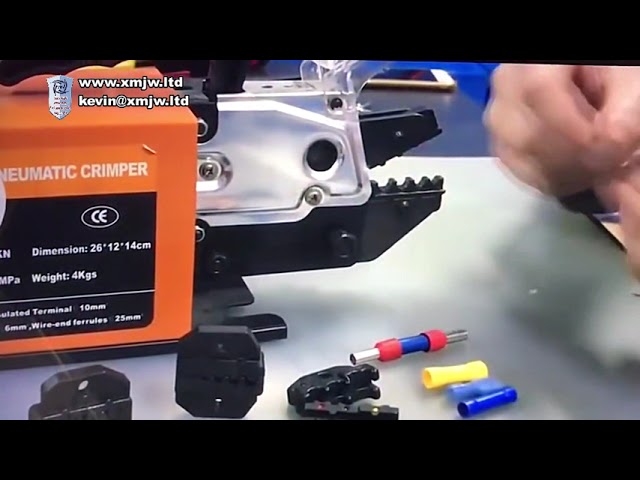 Mesin Crimping Pneumatik untuk Kabel Lug dan Terminal | Alat Crimping Kabel Pra-Isolasi