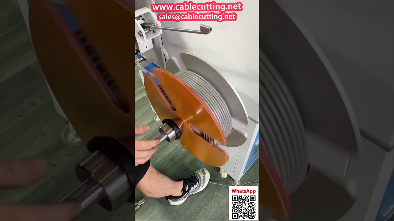 Mesin Penggulung Kabel RVV Otomatis dengan Penataan & Penghitung Meter - Efisiensi Produksi Maksimal