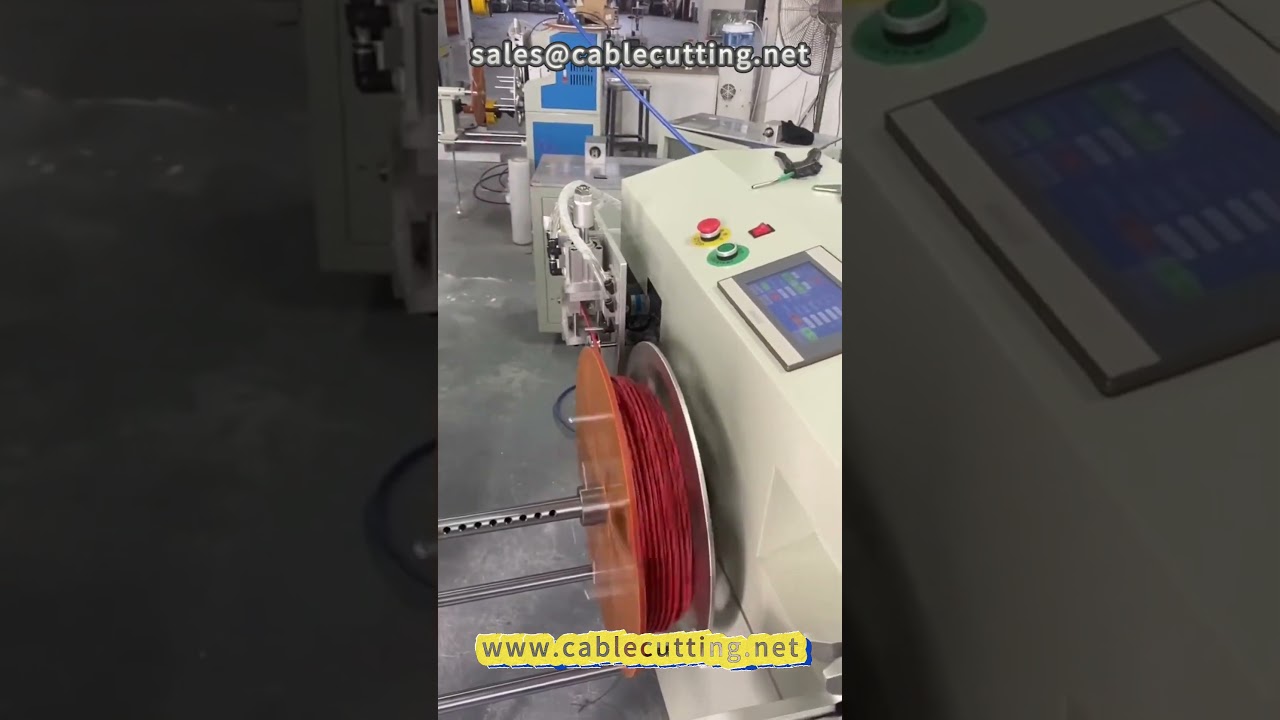 Mesin Gulung dan Strapping Kabel Otomatis 2 | Alat Threading Industrial untuk Kawat dan Kabel